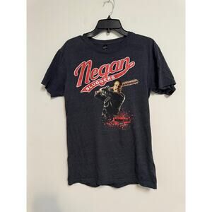 The Walking Dead Negan Sluggers Lootcrate T-Shirt Medium Charcoal Gray AFC